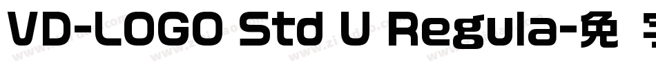 VD-LOGO Std U Regula字体转换